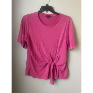 Moa Moa Women's‎ short Sleeve Pink side tie. XL
